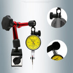 Base Magnética Universal Suporte Mecânico Magnético para Relógio Indicador de Mostrador, Mesa Pequena Universal, Indicador de Mostrador de Alavanca