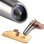 Moedor Elétrico Automático de Pimenta e Sal com Luz LED, Moedor Elétrico Automático de Pimenta