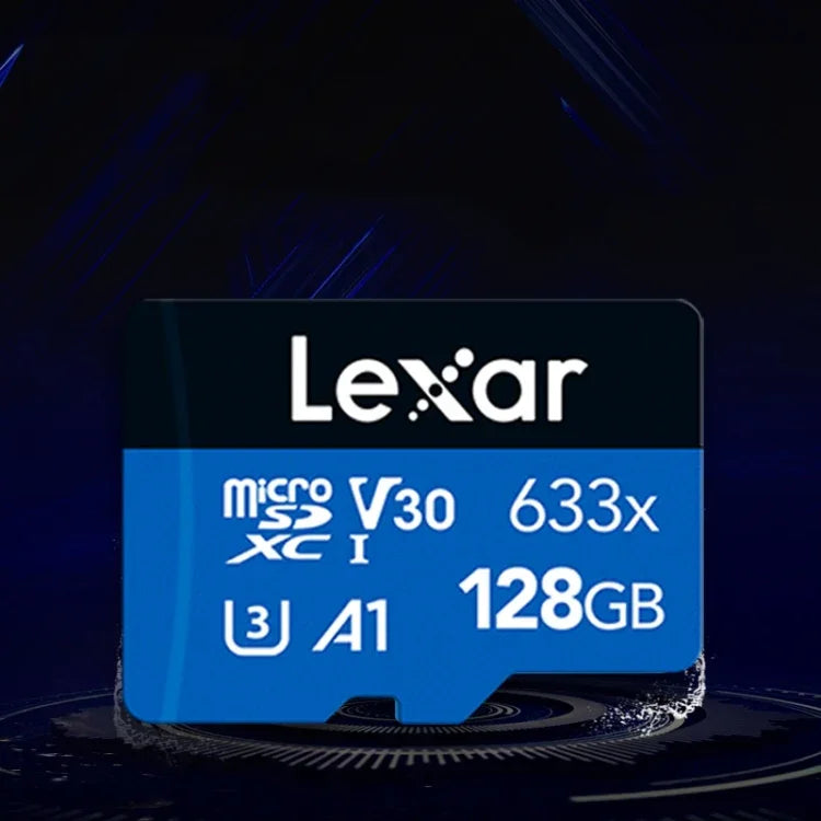 Cartão de Memória TF Lexar 633x 128GB de Alta Velocidade Dedicado para Gravador de Condução e Telemóvel, 128GB