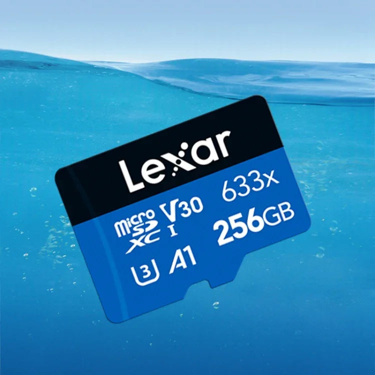 Cartão de Memória Flash TF Lexar 633x 256GB de Alta Velocidade para Câmara de Telemóvel, Expansão Switch, Gravador de Condução Dedicado, 256GB