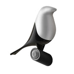 Candeeiro de mesa LED Lucky Bird com base em madeira, sensor de movimento inteligente para sala de estar, quarto ou secretária, 2 pássaros 1 ovo, 2 pássaros 2 ovos