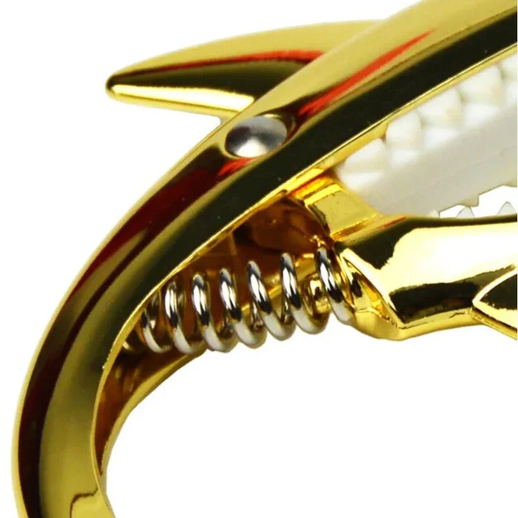Capotraste para Guitarra em Liga de Zinco Forma de Tubarão, Capotraste para Guitarra