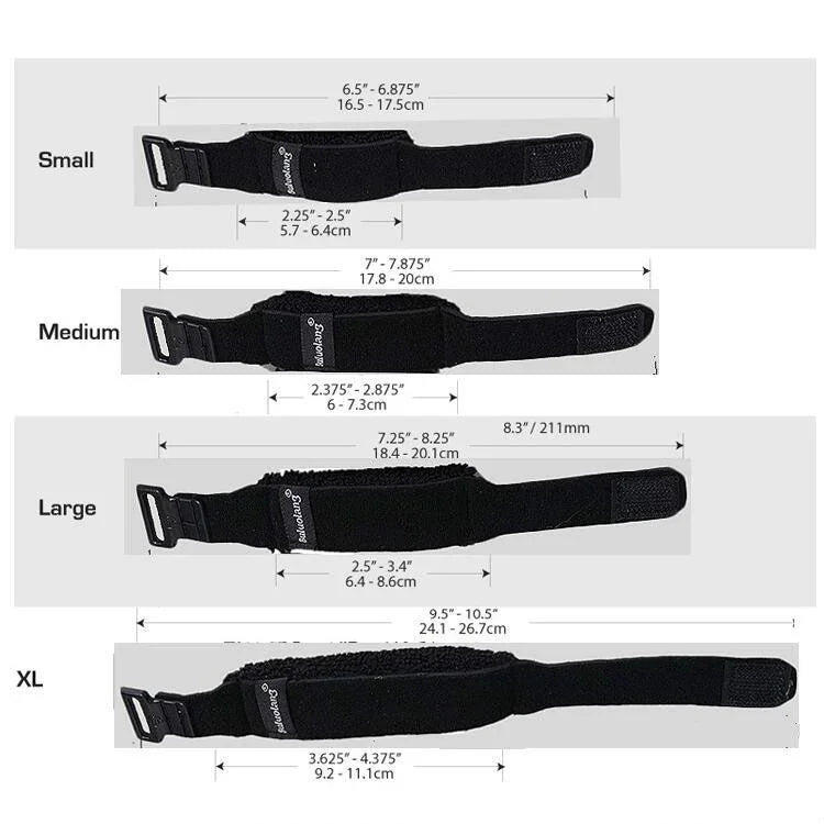 Bandas Amortecedoras para Guitarra Elétrica, Baixo Elétrico e Guitarra Acústica, Pequeno, Médio, Grande, XL