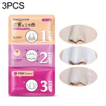 3 PCS Máscara de Poros para Remover Cravos e Acne, Kit de 3 Passos para Limpar Cravos, Azul, Vermelho