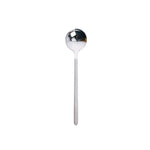 Mini Colher de Café Acessórios para Cozinha, Colher de Sobremesa, Forma Redonda, Aço Inoxidável para Casa, 13cm, 15cm, 17cm