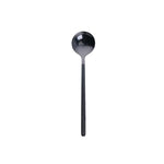 Mini Colher de Café Acessórios para Cozinha, Colher de Sobremesa, Forma Redonda, Aço Inoxidável para Casa, 13cm, 15cm, 17cm