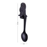 Colher Criativa para Café com Cabo em Forma de Sereia, Talheres para Beber, Preto, Dourado, Sinfonia, Ouro Rosa, Cor Verdadeira