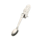 Colher Criativa para Café com Cabo em Forma de Sereia, Talheres para Beber, Preto, Dourado, Sinfonia, Ouro Rosa, Cor Verdadeira