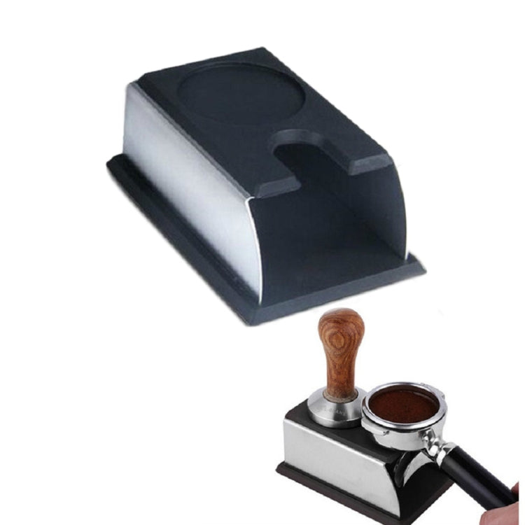 Suporte para Tamper de Café Expresso em Aço Inoxidável com Silicone, Ferramenta de Barista, Almofada para Pó, Almofada Martelo
