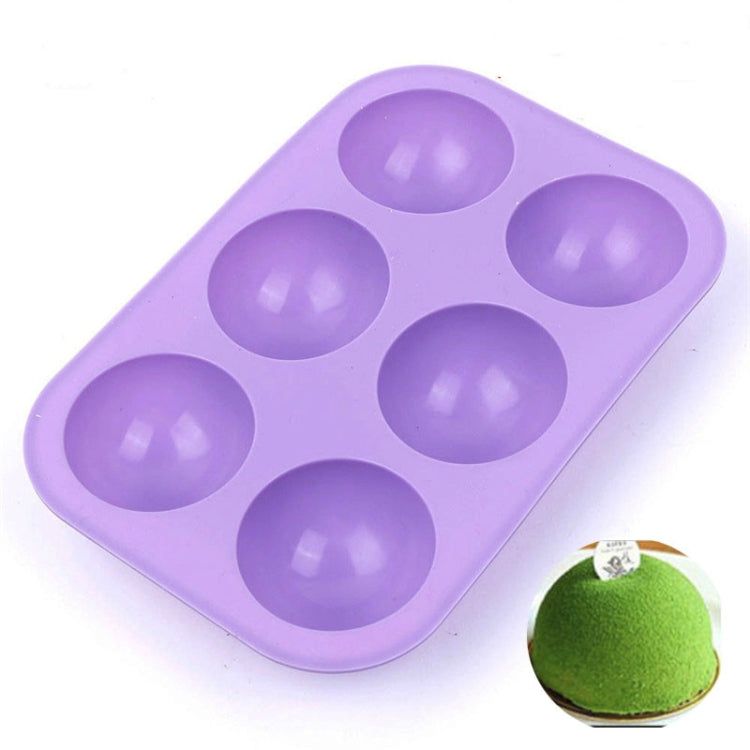 2 PEÇAS Molde de Silicone Semi-Circular Pequeno para Bolo, Gelatina, Vela Perfumada, Molde de Gesso, Semi-Circular Pequeno