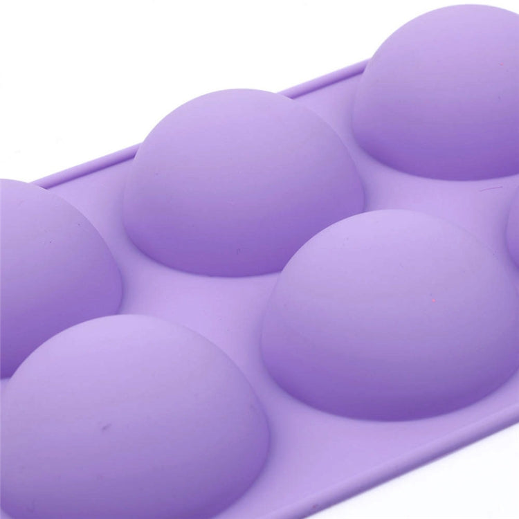 2 PEÇAS Molde de Silicone Semi-Circular Pequeno para Bolo, Gelatina, Vela Perfumada, Molde de Gesso, Semi-Circular Pequeno