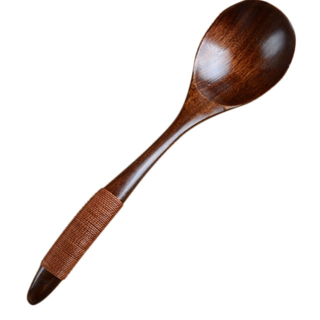 10 PEÇAS Colher de Madeira Ecológica Talheres Cozinha Colheres para Mexer Sopa Café Utensílio de Cozinha Colheres para Misturar Café Chá, Colher de Café (Castanha), Colher de Café (Preto), Colher de Café (Castanho Claro)