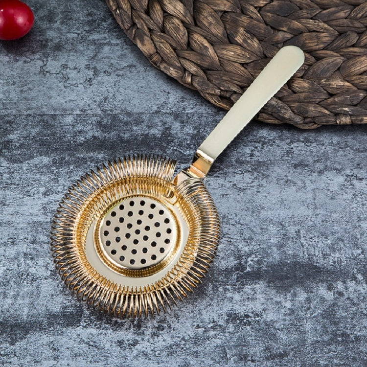 Filtro de Gelo para Bartender em Aço Inoxidável, Armadilha de Gelo para Cocktail, Aço Inoxidável, Rosa Dourado, Dourado, Preto