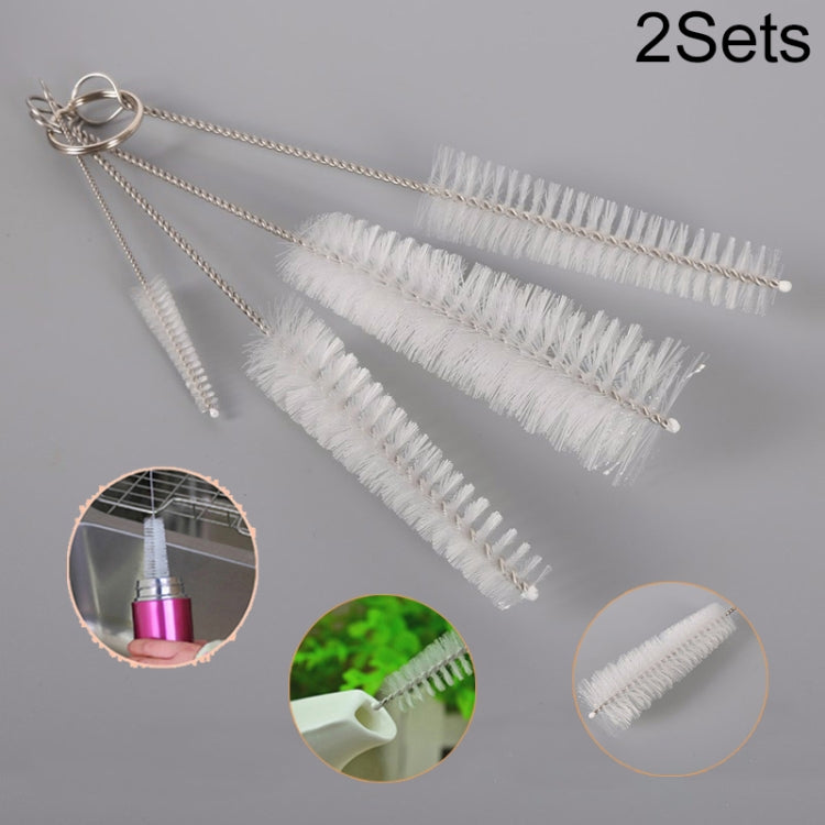 2 PEÇAS Escova de Limpeza para Canudo de Tubo de Aço Inoxidável, Escova para Canudo de Tubo