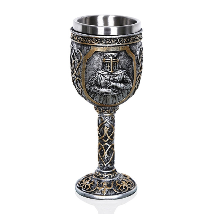 Caneca 3D de Caveira Viking para Café e Cerveja, Caneca de Caveira para Cerveja, Vinho e Bebidas, Presente, Copo Decorativo de Cavaleiro em Aço Inoxidável para Homens, Cálice, Caneca