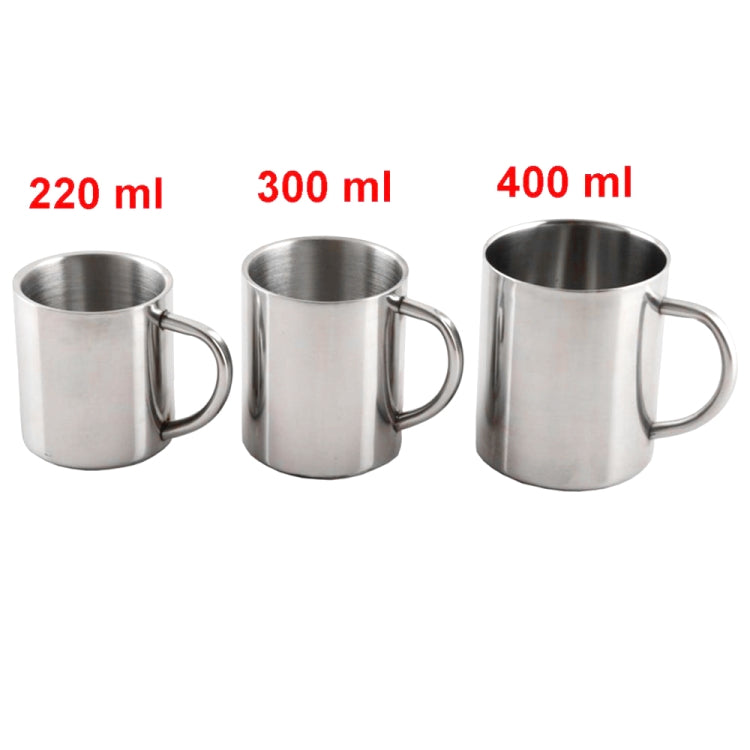 Caneca de Café de Aço Inoxidável com Parede Dupla, Copo Térmico Portátil, Copo de Viagem, Jarra para Café, Leite, Chá, Cerveja, Copos Duplos para Escritório, 220ML, 300ML, 400ML