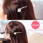 2 PCS Joias de Cabelo de Casamento de Moda Presilhas de Flor Metal Sólido Folha Pregadeiras de Pérola