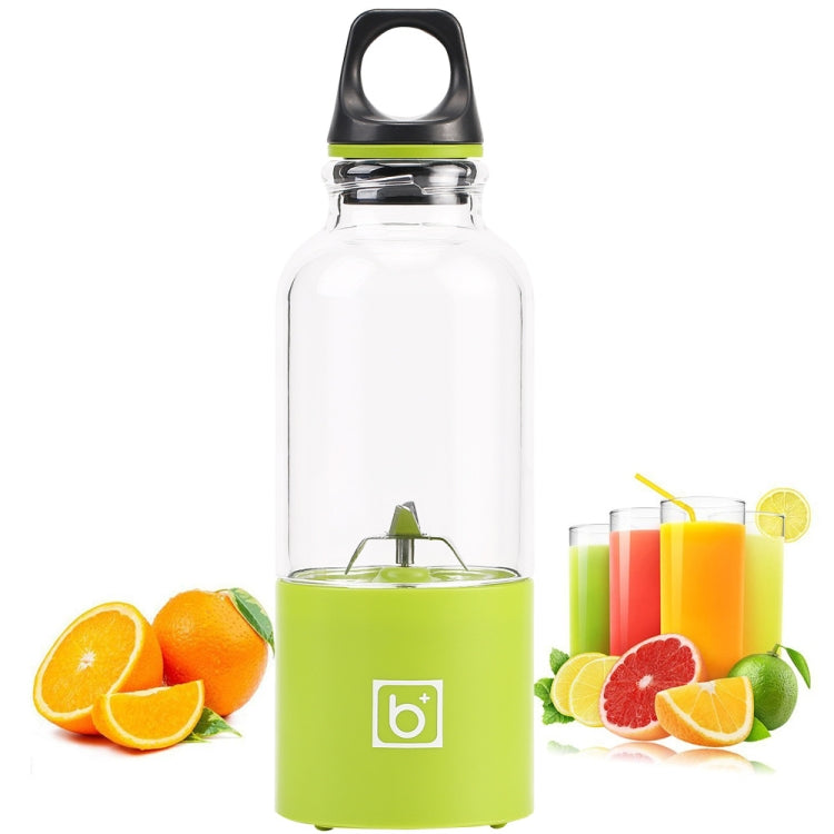 Copo Mini Portátil Elétrico para Sumos 500ml, Liquidificador Recarregável USB, Fabricante de Batidos, Espremedor de Frutas Laranja, Cabeça de 4 Lâminas Azul, Cabeça de 4 Lâminas Verde, Cabeça de 4 Lâminas Rosa