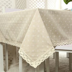 Toalha de Mesa de Renda para Mesa de Café Toalha Multifuncional, 90x90cm, 90x140cm, 140x140cm, 140x180cm, 140x200cm, 140x220cm