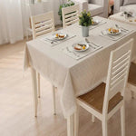 Toalha de Mesa de Renda para Mesa de Café Toalha Multifuncional, 90x90cm, 90x140cm, 140x140cm, 140x180cm, 140x200cm, 140x220cm
