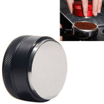 Dispositivo de Enchimento Plano para Pó de Café Macaron em Aço Inoxidável, Plano, Três Polpas, Rosca