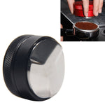 Dispositivo de Enchimento Plano para Pó de Café Macaron em Aço Inoxidável, Plano, Três Polpas, Rosca