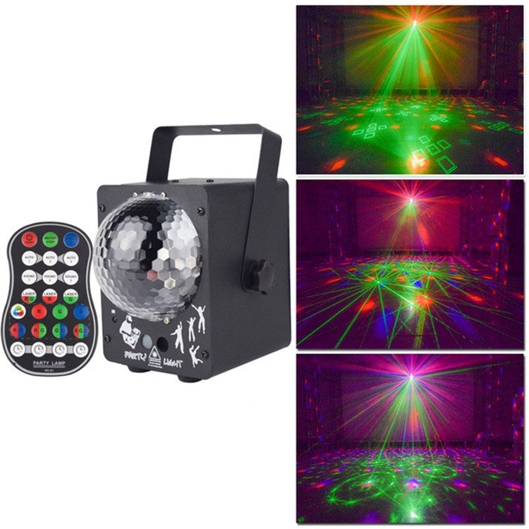 18W 60 Tipos de Padrão Bola Mágica de Cristal Luzes Laser LED Coloridas para Casa Projeção de Céu Estrelado Luzes de Palco Ativadas por Voz, Ficha US, Ficha UK, Ficha AU, Ficha EU