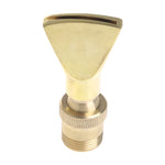 Bico Plano Ajustável Universal em Forma de Leque para Fonte de Vista de Água e Rochedo, Todo em Cobre e Aço Inoxidável, 6 Pontos, 1寸, 1.5寸, 2寸
