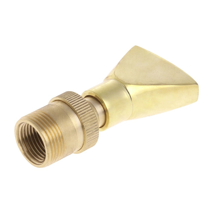 Bico Plano Ajustável Universal em Forma de Leque para Fonte de Vista de Água e Rochedo, Todo em Cobre e Aço Inoxidável, 6 Pontos, 1寸, 1.5寸, 2寸