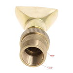 Bico Plano Ajustável Universal em Forma de Leque para Fonte de Vista de Água e Rochedo, Todo em Cobre e Aço Inoxidável, 6 Pontos, 1寸, 1.5寸, 2寸