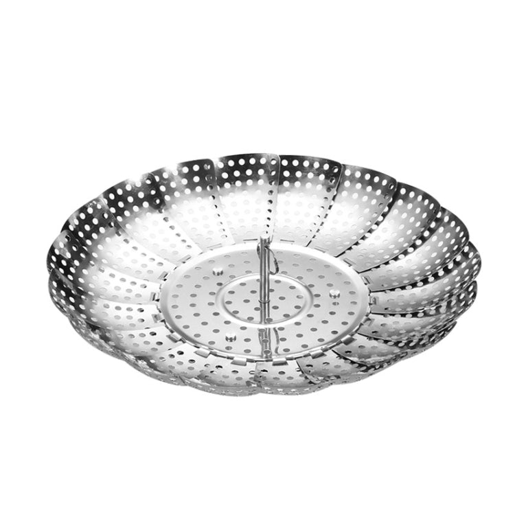 Tabuleiro de Vapor Dobrável Retrátil em Aço Inoxidável para Lotus, Tabuleiro de Vapor para Lotus