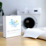 120 Peças / 5 Caixas de Filme Absorvente de Cor Anti-mistura para Roupa, 5 Caixas