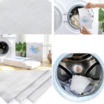 120 Peças / 5 Caixas de Filme Absorvente de Cor Anti-mistura para Roupa, 5 Caixas