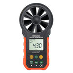 Instrumento de medição de velocidade do vento e volume de ar com visor digital de alta precisão PEAKMETER, MS6252A velocidade do vento, volume de ar, MS6252B temperatura, humidade, USB