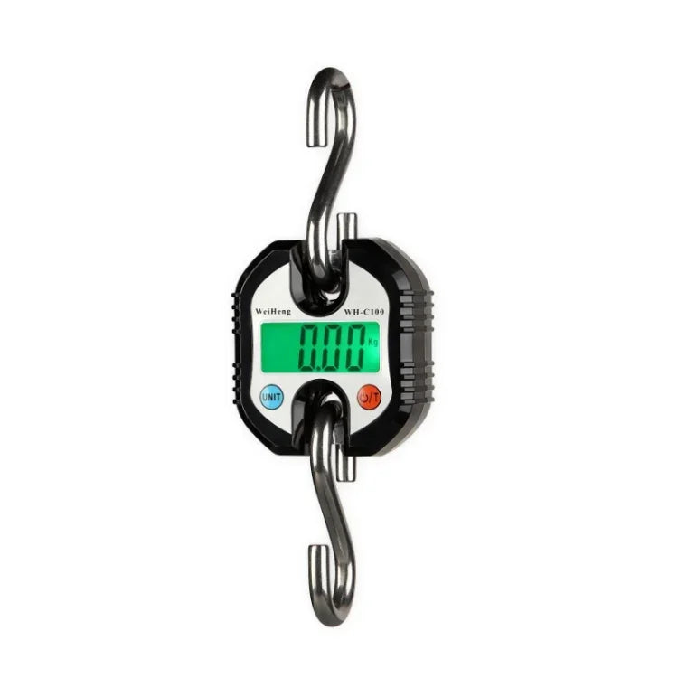 Balança Electrónica Portátil Mini de Gancho para Cargas Pesadas 150kg, Entrega em Cor Aleatória, 150kg x 100g
