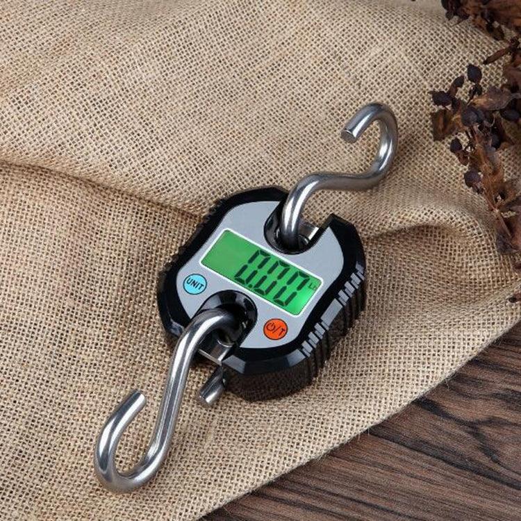 Balança Electrónica Portátil Mini de Gancho para Cargas Pesadas 150kg, Entrega em Cor Aleatória, 150kg x 100g