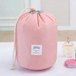 Bolsa Cosmética de Grande Capacidade para Viagem, Bolsa de Lavagem, Bolsa de Armazenamento Impermeável para Exterior, Bolsa Cilíndrica para Lavagem