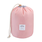 Bolsa Cosmética de Grande Capacidade para Viagem, Bolsa de Lavagem, Bolsa de Armazenamento Impermeável para Exterior, Bolsa Cilíndrica para Lavagem