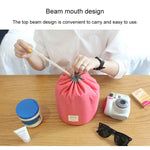 Bolsa Cosmética de Grande Capacidade para Viagem, Bolsa de Lavagem, Bolsa de Armazenamento Impermeável para Exterior, Bolsa Cilíndrica para Lavagem