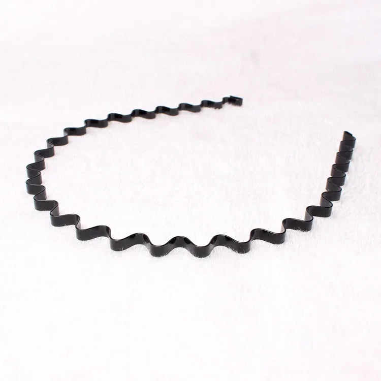 2pcs Unissexo Simples Arco de Cabelo Ondulado Banda de Cabeça Esportiva Acessórios para Cabelo
