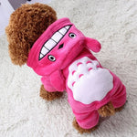 Fato de Pêlo Coral para Animais, Casaco Quente para Cão Chinchila Fofo, XS, S, M, L, XL, 2XL