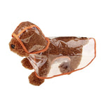 Impermeável Transparente, Casaco de Chuva para Cão, S, M