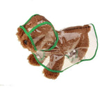 Impermeável Transparente, Casaco de Chuva para Cão, S, M