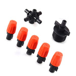 2 PCS Bico de Pulverização de Cinco Saídas Cruzadas para Jardinagem Estufa, Bico de Pulverização de Cinco Saídas Cruzadas