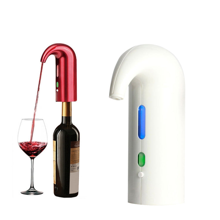 Decantador de Vinho Tinto USB Recarregável Rápido, Decantador Inteligente, Branco, Preto, Vermelho