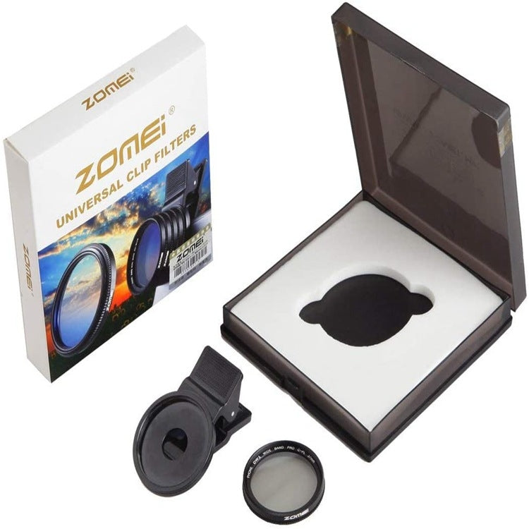 Filtro de Câmara ZOMEI 37MM CPL Polarizador Lente Externa para Telemóvel, 37MM