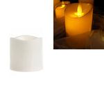 Cylindrical LED Electronic Candle Light Simulation Wedding Candlestick Candle, 15x7.5cm, 10x7.5cm, 7.5x7.5cm, 7.5x7.5cm with remote control, 10x7.5cm with remote control, 15x7.5cm with remote control