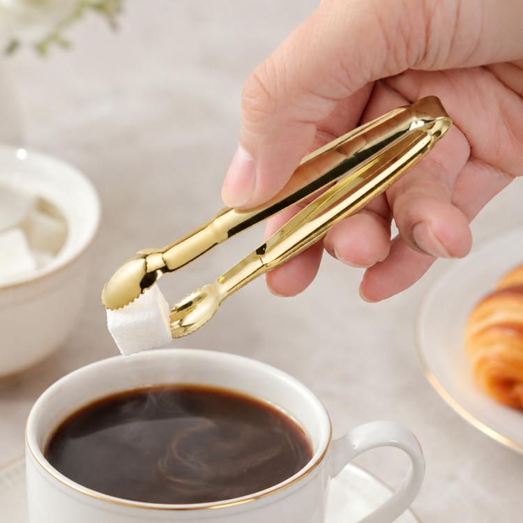 Pinça para Açúcar e Café em Aço Inoxidável, Pinça para Açúcar (Prateado), Pinça para Açúcar (Dourado)
