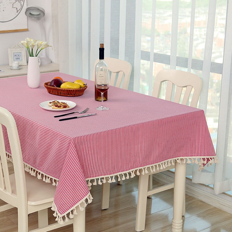 Toalha de Mesa de Algodão para Jantar Tecido Decorativo, 60x90cm, 100x140cm, 140x140cm, 140x180cm, 140x200cm, 140x220cm, 70x70cm