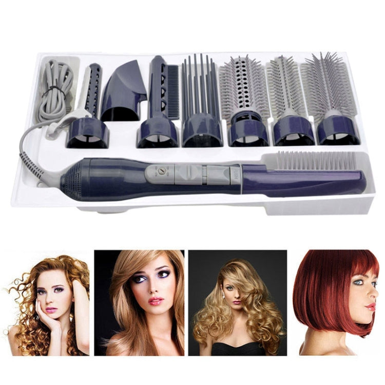 Secador de Cabelo Profissional 8 em 1, Modelador de Cabelo para Viagens e Hotéis com Pente, Secador Potente